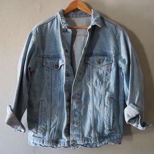 Oversized Denim Jacket | Brandy Melville